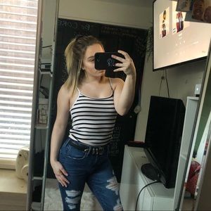 Forever 21 Striped Tank Top